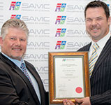 Branch Patron Member Award was accepted by Johan Reeder from Honeywell.